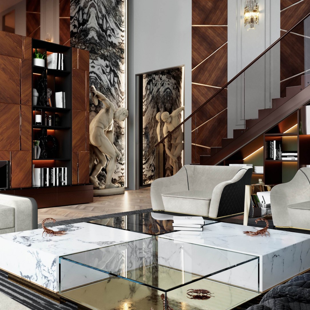 Modern Classic Villa in St Petersburg, Russia by Covet House
