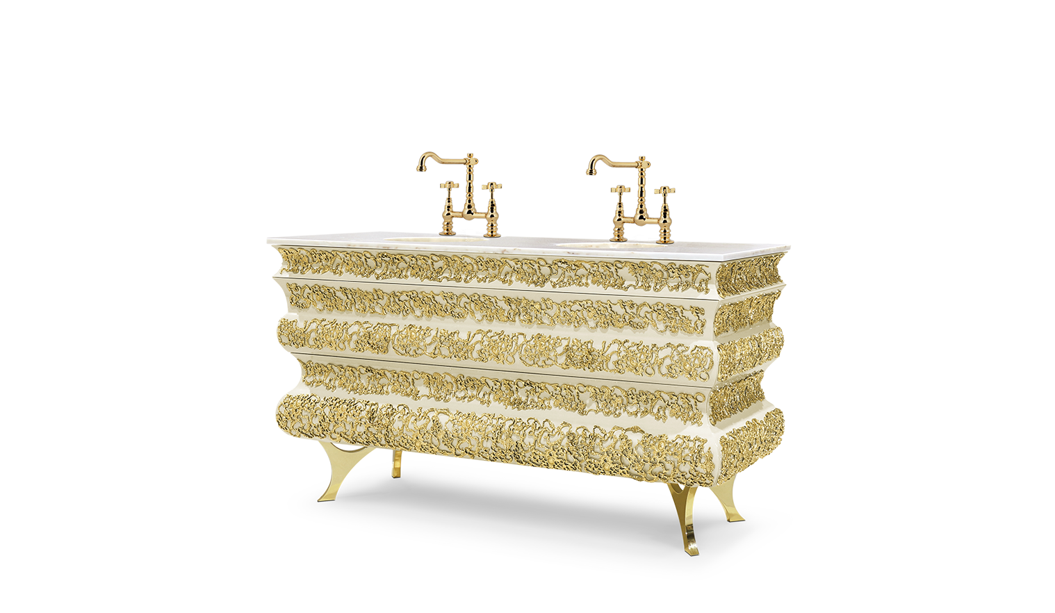 Exclusive Crochet Washbasin by Boca do Lobo