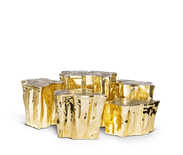 eden series small set (7) center table by Boca do Lobo