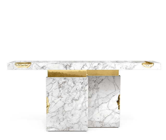 empire carrara console by Boca do Lobo