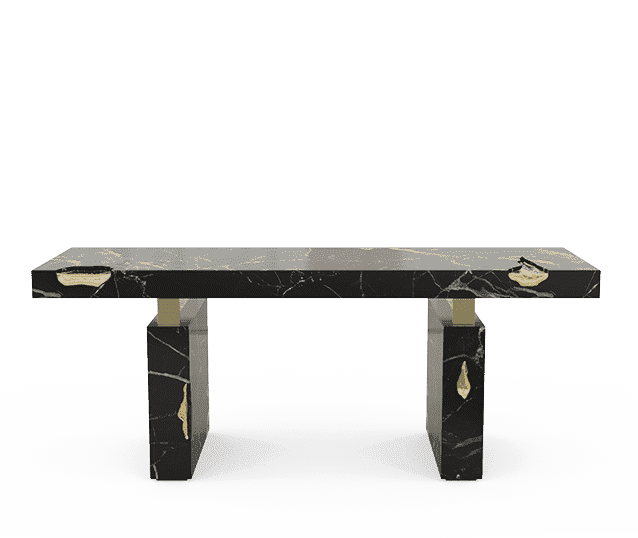empire nero marquina desk by Boca do Lobo