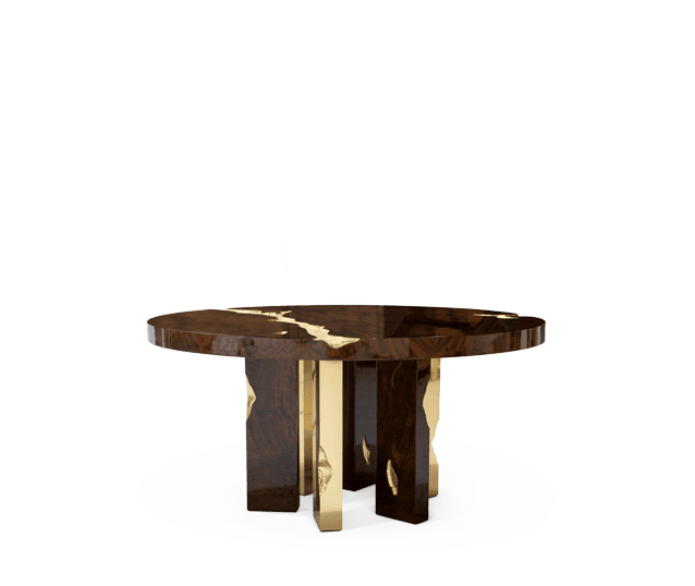 empire round dining table by Boca do Lobo
