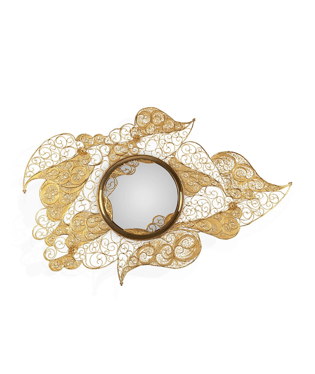 Eclectic Filigree Mirror by Boca do Lobo