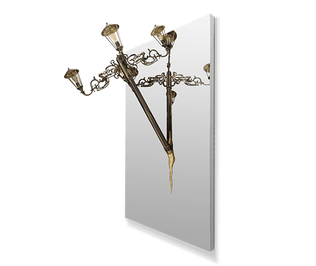 lumiere rectangular mirror by Boca do Lobo