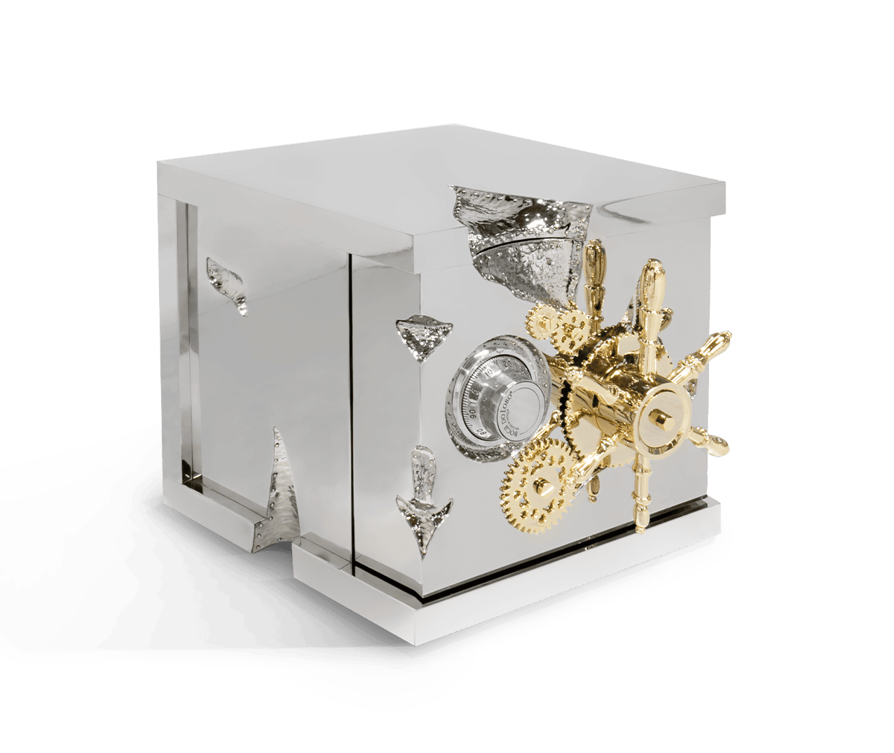 millionaire silver jewelry safe by Boca do Lobo