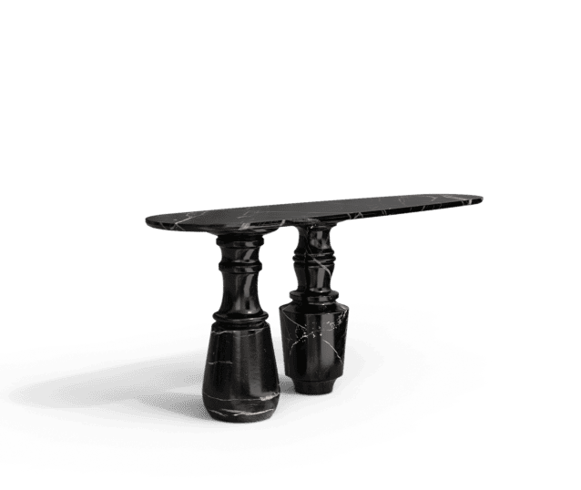 pietra nero marquina console by Boca do Lobo