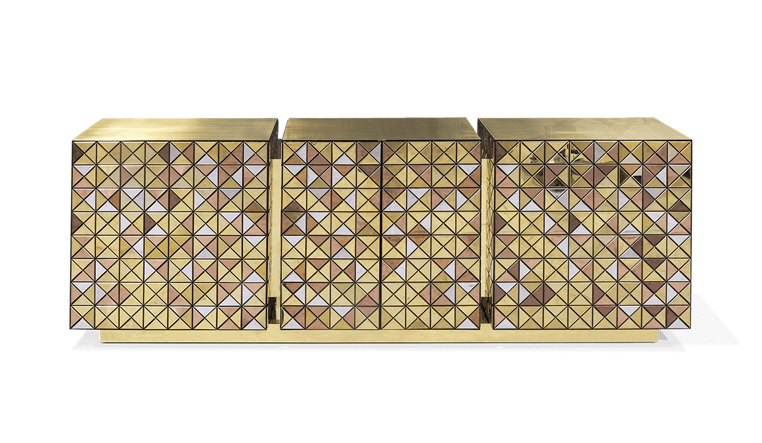 Luxury Pixel Anodized Sideboard by Boca do Lobo