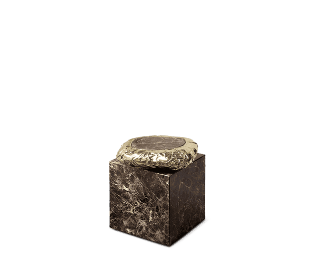 stonehenge emperador side table by Boca do Lobo